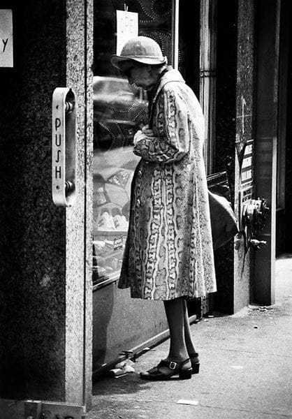 Fönstershopping i New York, fotografi av Caroline Roosmark 1985
